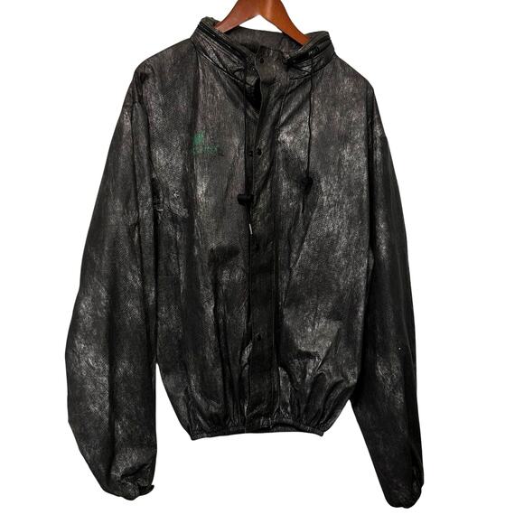 Frogg Toggs‎ Mens Black Rain Jacket M Polypropylene Windbreaker Outdoor - Picture 1 of 14
